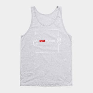 12 Days of Quotes, Actually - Shut Your Face Dark Tank Top